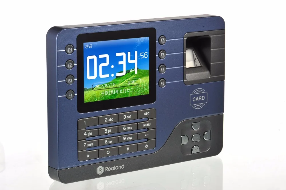 3.2 Inch  Fingerprint/Password/RIFD Card  Time Attendant AC091 Access Control System