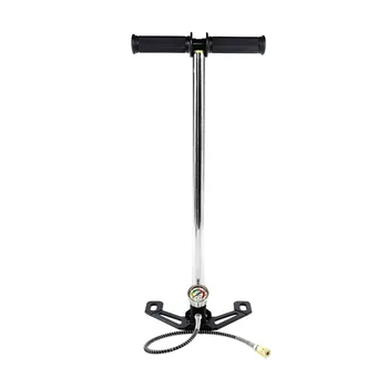 

Car Mini Hand Air Pump High Pressure 3 Stage PCP 4500PSI 30-40mpa Operated Manual Tires Airguns Pump Tools Top Quality