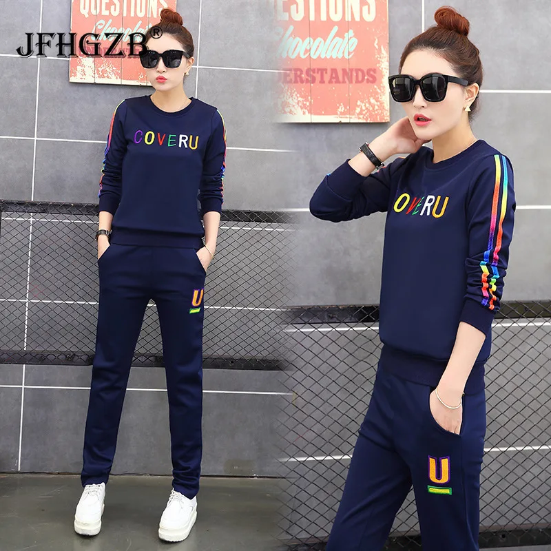 JFHGZB Women Set Fashion Winter 2 Piece Set Fitness Clothes Sweatshirt Hooded Two-piece Sportswear Femalesports Suit 10-35L JFHGZB Women Set Fashion Winter 2 Piece Set Fitness Clothes Sweatshirt Hooded Two-piece Sportswear Femalesports Suit 10-35L