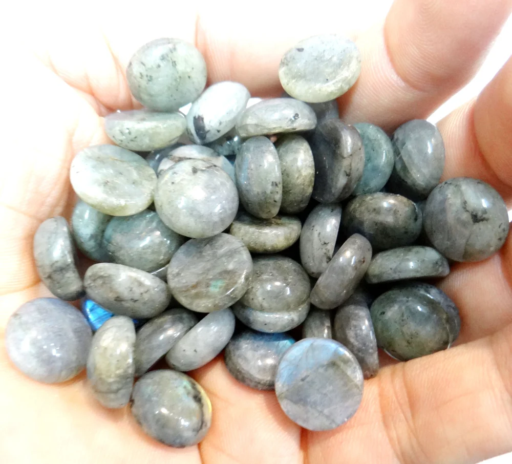 Wholesale 18mm Best Selling Natural Stone Cabochons Moonstone Round Cab