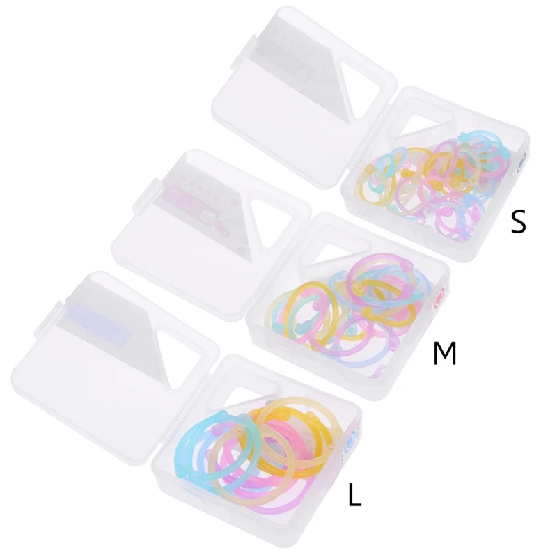 

Creative Plastic Multifunction Circle DIY Album Loose Leaf Book Binder Hoop Ring