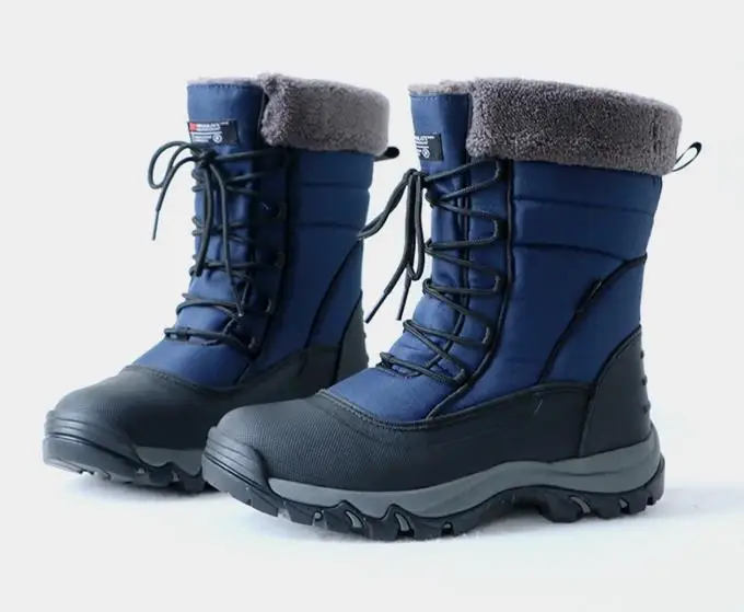 Men winter hiking boots males 200g 3M Thinsulate Full waterproof skiing ...