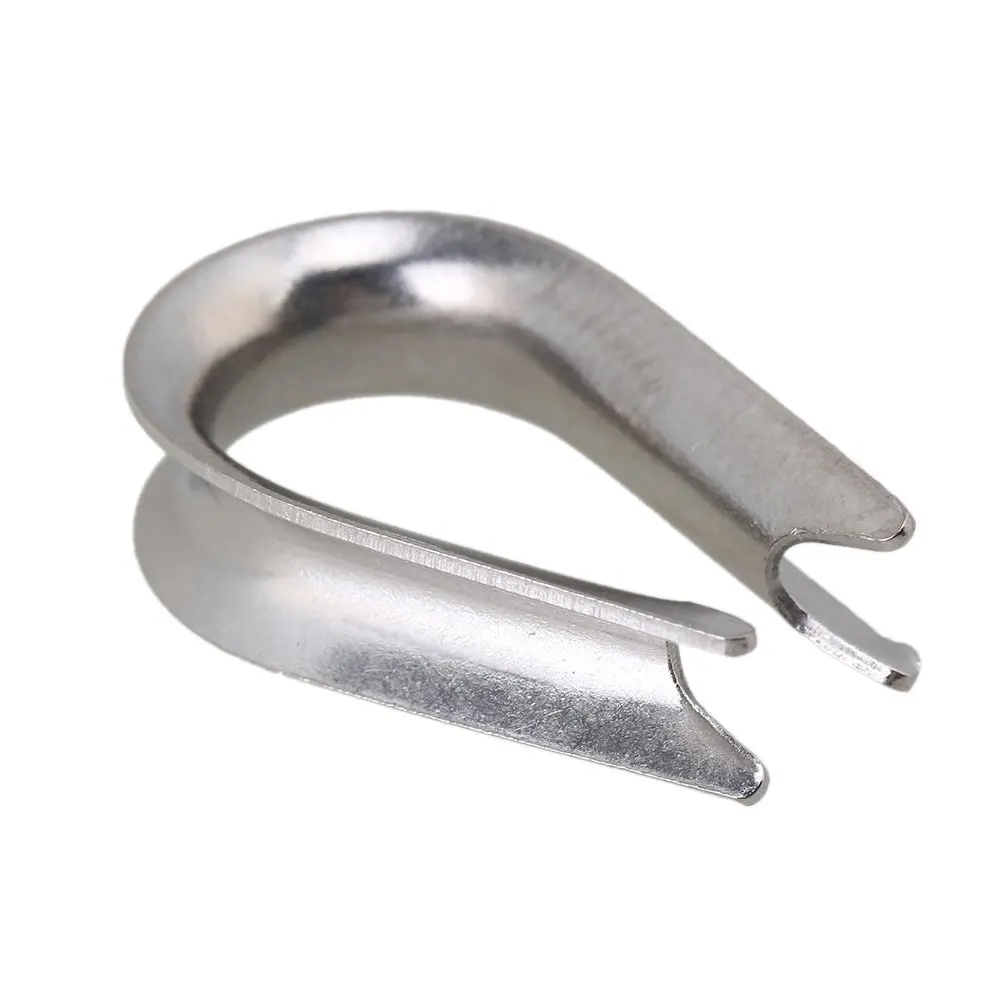 20Pcs-Silver-Tone-M6-304-Stainless-Steel-Galvanized-Wire-Cable-Rope-Thimble-Winch-Wire-Loop (3)