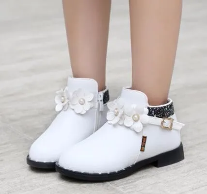 Новая детская обувь с героями мультфильмов; зимние ботинки с кроличьим мехом; ботинки из толстого плюша для девочек; зимняя водонепроницаемая зимняя обувь; детская обувь принцессы для девочек