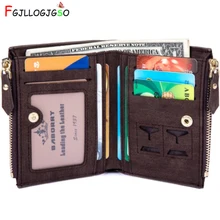 FGJLLOGJGSO Slim Wallet RFID Men Wallets Portfolio Purse Male Clutch Bag With Coin Money Mens Zipper Bifold Walet Cuzdan Vallet