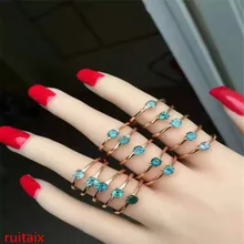 KJJEAXCMY fine jewelry 925 pure silver inlaid with natural tourmaline simple ring jewelry, jewelry free shipping. koraba fine jewelry natural millettia dielsiana bracelet retro couple gifts free shipping