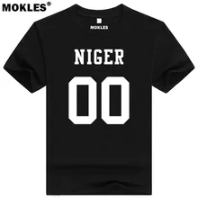 NIGER t shirt diy free custom made name number ner t-shirt nation flag ne republic french country print text university clothing