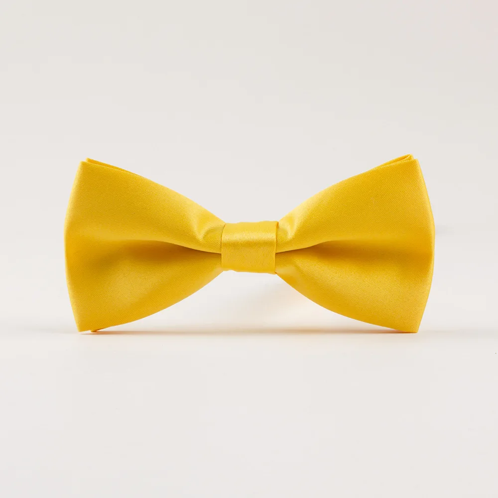 16 Цвета Solid Bow Tie Для мужчин Регулируемый полиэстер лук галстук-бабочка для мальчиков и девочек Карамельный цвет Жених выпускного вечера вечерние Для женщин с бантом