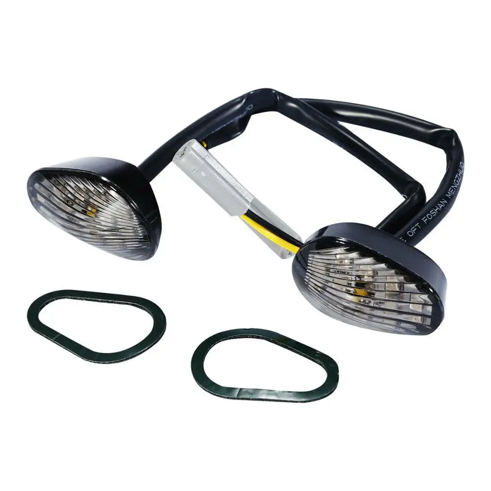 

Motorcycle LED Turn Signals Lights Blinker For Yamaha FZ09 MT09 14-16 FZ-07 MT-07 2015-2017 Clear/Smoke