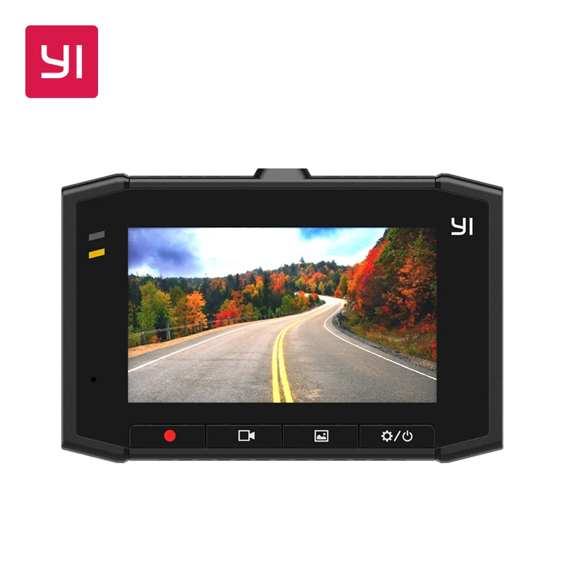  YI Ultra Dash Camera Recorder With 16G Card 140 Wide Angle Resolution Car DVR Dash Cam Voice Contro