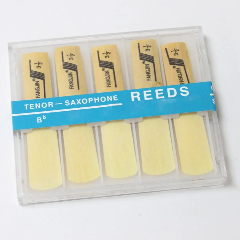 Box Of 10pcs Reeds Tenor Saxophone Reeds Strength 3.5in Parts