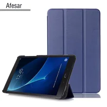 Sm-t580 Tab A6 10.1 тонкий Чехол Smart-для Samsung Galaxy Tab 10.1 t585 t587 Tablet книги флип чехол Магнит Стенд