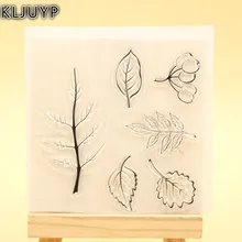KLJUYP Leaf Clear Stamps Scrapbook Paper Craft Clear stamp scrapbooking 453