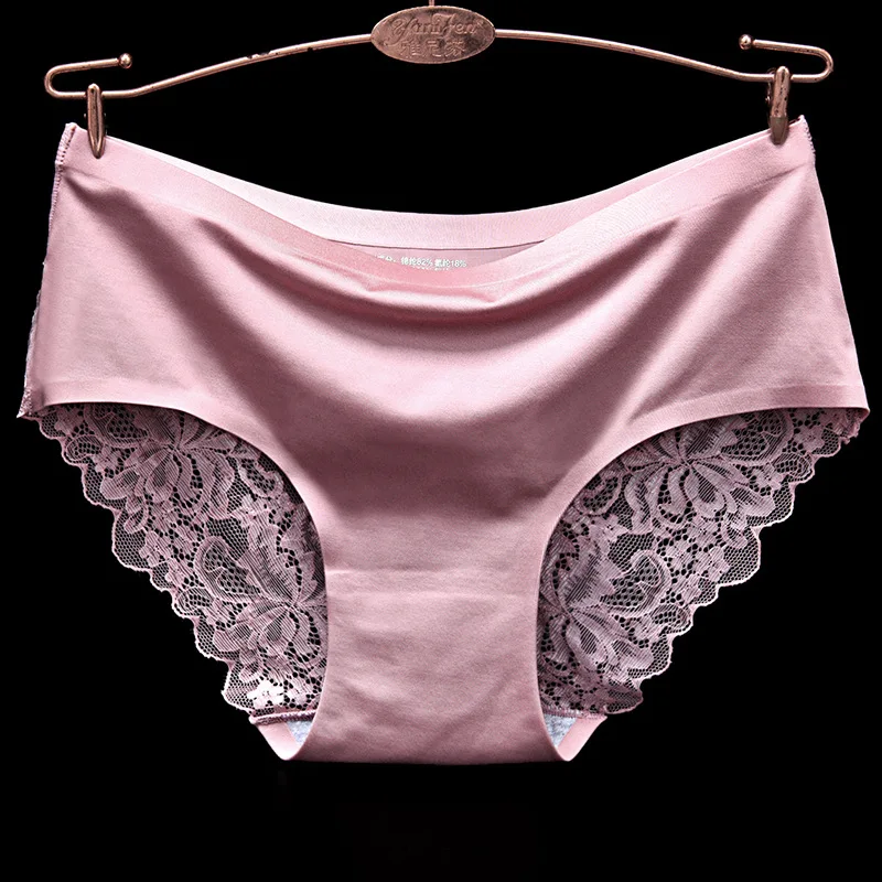 Buy Exquisite Luxury Sexy Lace Women Briefs Seamless Breathable Elegant Lady