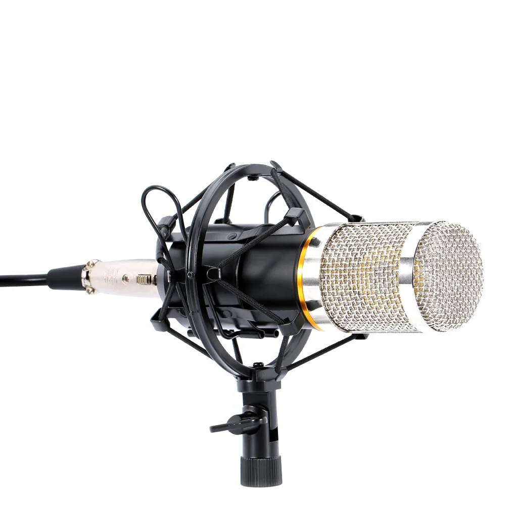

Condenser Microphone Wired Scissor Arm Stand Metal Shock Mount Pop Filter Sound Recording For Chatting Singing GT66