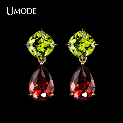 font b UMODE b font My Mona Lisa font b Earrings b font Gold Plated