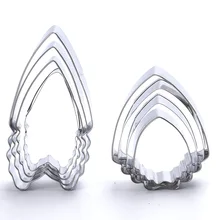 

4pcs Heart Peony Flower Fondant Sugarcraft Cake Biscuit Cutter Decorating Mold Mould Tool Free Shipping