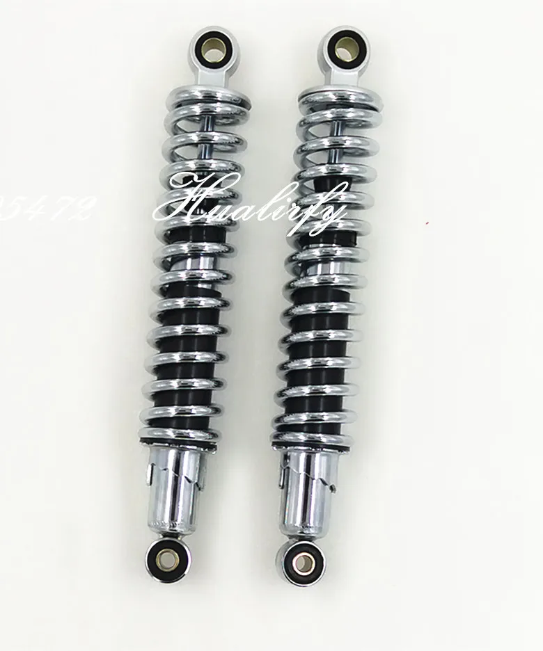 325mm 8mm spring chrome Motorcycle Rear Shock Absorbers for Honda CB400 Yamaha FZX750 XJR400 XJR1200 XJR1300 suzuki VS800 silver
