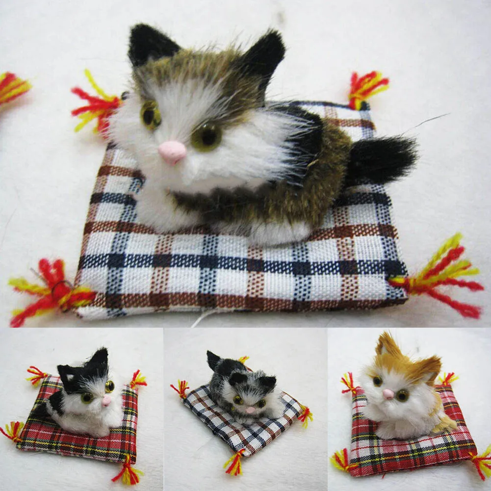 

Cute Simulation Animal Doll Plush Sleeping Cat Kids Children Toy Gift Plush Stuffed Soft Lovely Cartoon Toy Random Color