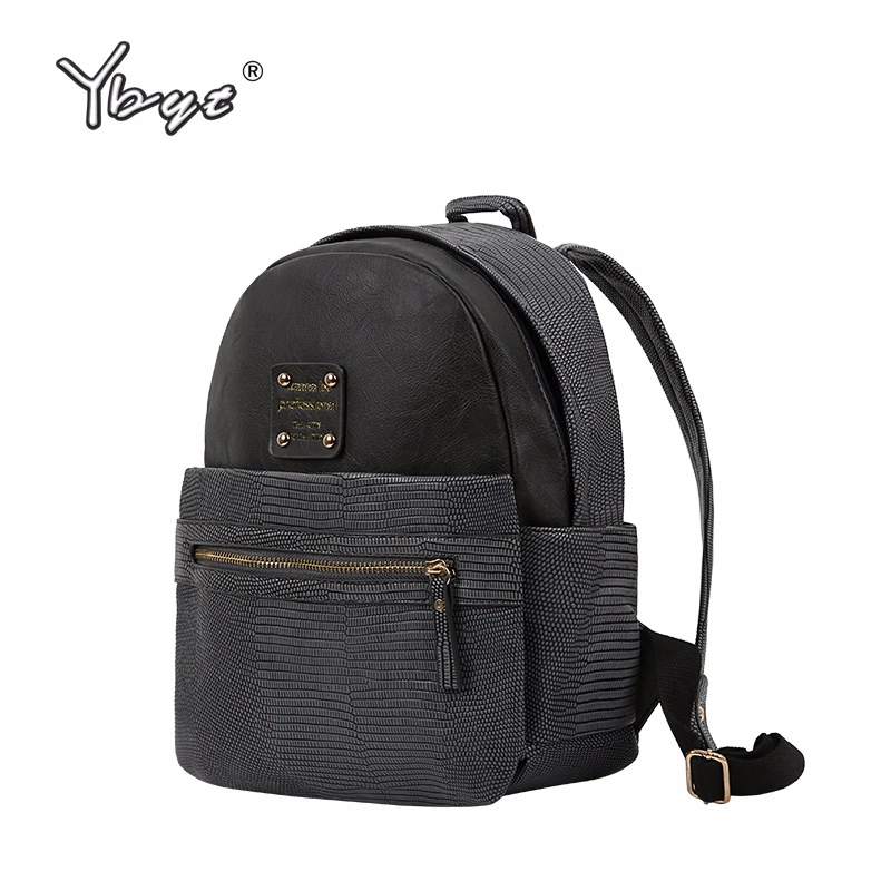 

Women casual rucksack PU leather student school bookbags female serpentine bags ladies simple large capacity travel backpacks