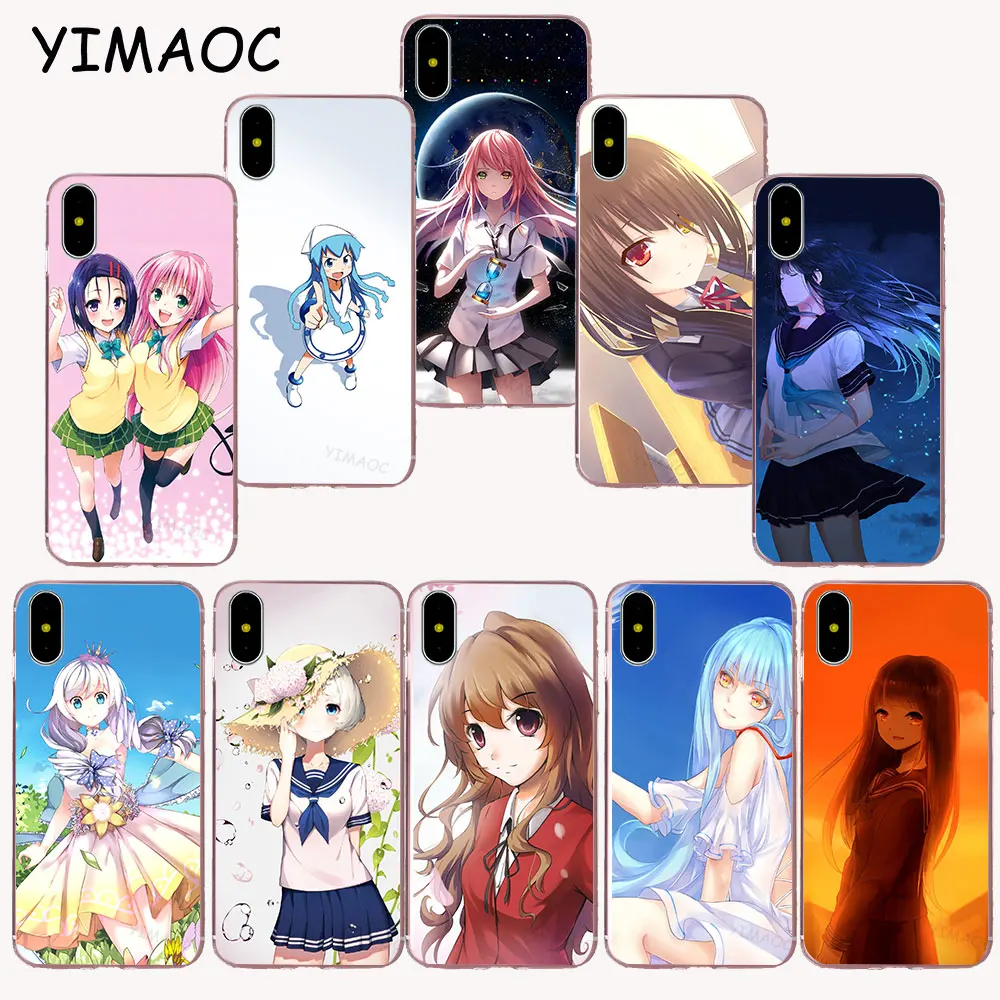 

YIMAOC 280z Uniform beauty girl Soft TPU Silicone Case for iPhone X r s Xr Xs Max 8 7 6S 6 Plus 5 5s SE