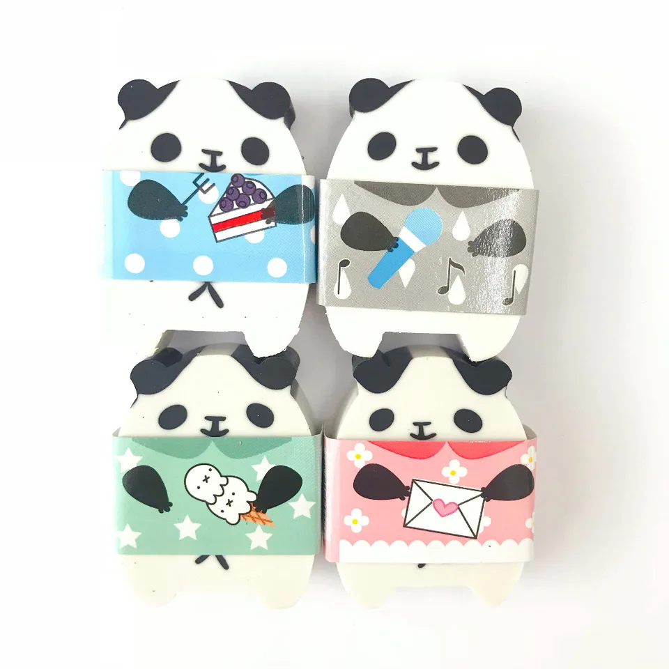 1x Kawaii Panda Eraser Mini School Supply Student Stationery Writing Drawing Correction Rubber Kids Gift Eraser Aliexpress