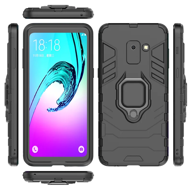 Чехол для Samsung Galaxy A8 2018 чехол с магнитным кольцом подставкой чехол|Бамперы| |