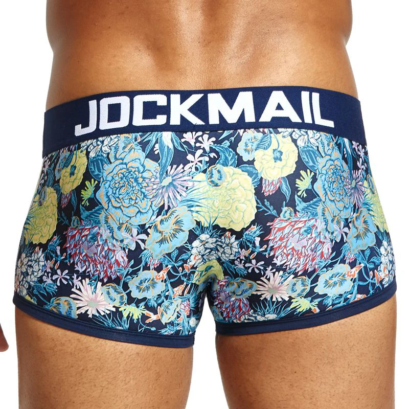 Бренд jockmail, сексуальное мужское нижнее бельё, мужские боксеры игривый печатных нижнее белье боксер самакуэка Мужские Трусы calzoncillos слипы, Лидер продаж