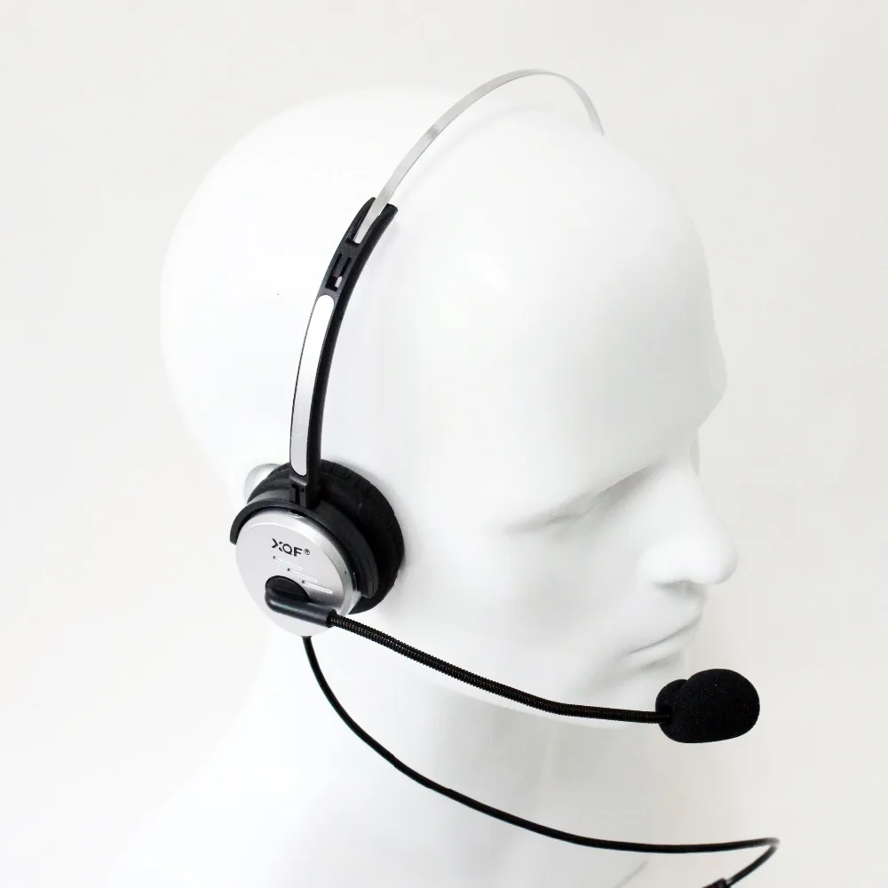 XQF Silver Color New Volume Adjustable 4 Pin Call Center Telephone