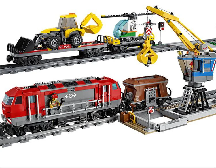 

LEPIN 02009 1033Pcs City Engineering Remote Control RC Train Educational Model Building Blocks Bricks Toys for Children Gift