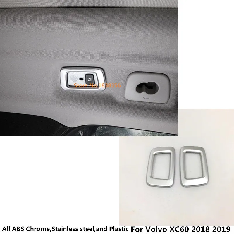 Задняя крышка для Volvo XC60 2018 2019 2020 2021 хромированная кнопка переключателя чтения из