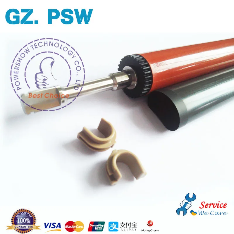 Original RM1 6405 RC1 3685 Fuser Film Sleeve + Lower Pressure Roller ...