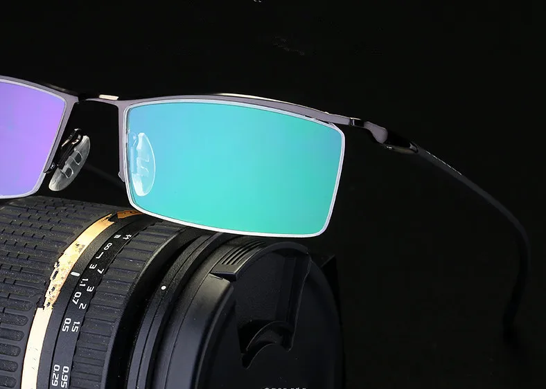 Мужские фотохромные очки Eyesilove для близорукости брендовые титановые