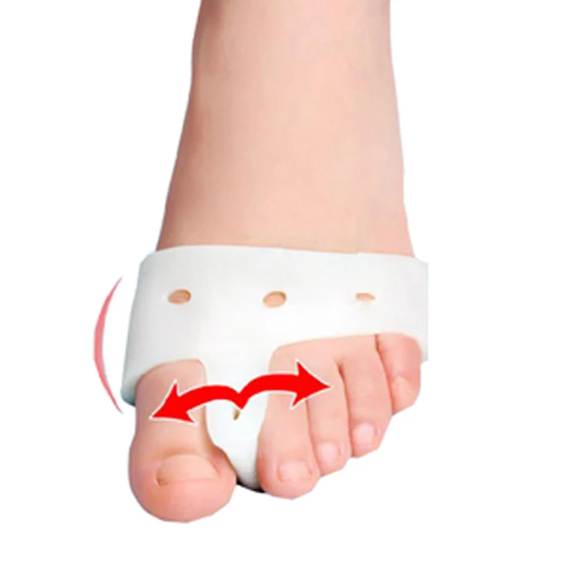 

1Pair=2Pics Foot Care Genuine Special Hallux Valgus BicyclicThumb Orthopedic Silicone Toe Separator Big Bone