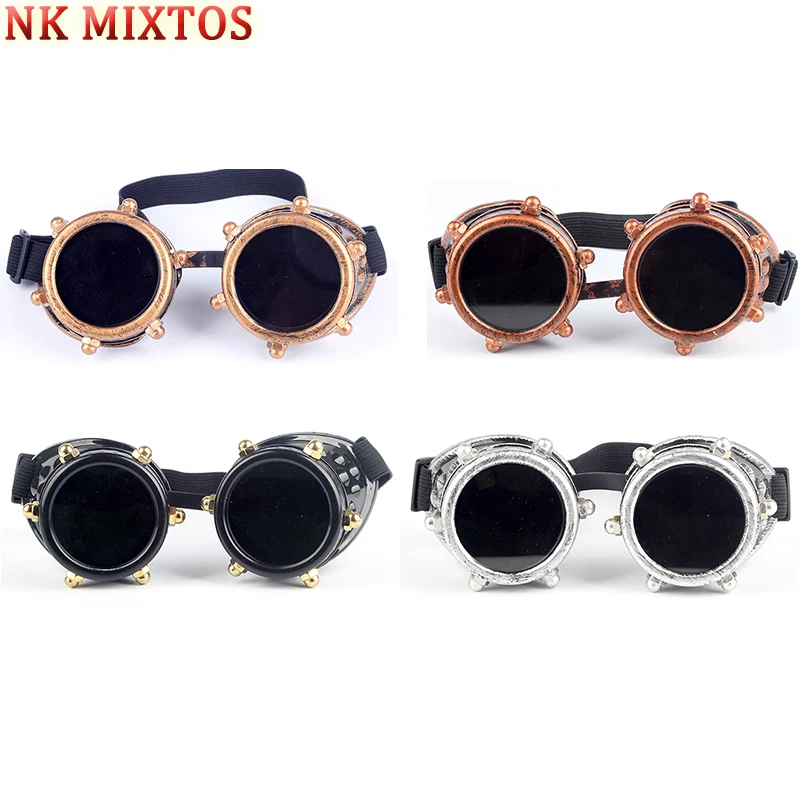 

Retro Steampunk Goggles Glasses Fashion Glasses Party and Holiday DIY Decoration Cosplay Men and Women Unisex