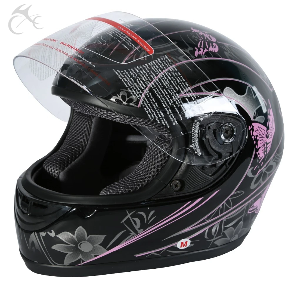 DOT ADULT Black Butterfly Motorcycle Street Full Face Helmet casco moto  motocross helmets motorcycleSize S M L XL XXL|Helmets| - AliExpress