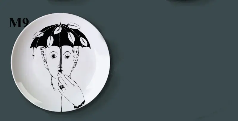 Изысканное Украшение Artesanato Fornasetti Рукоделие украшение керамика Hogar Manualidades Fornasetti тарелка фарфоровые настенные тарелки