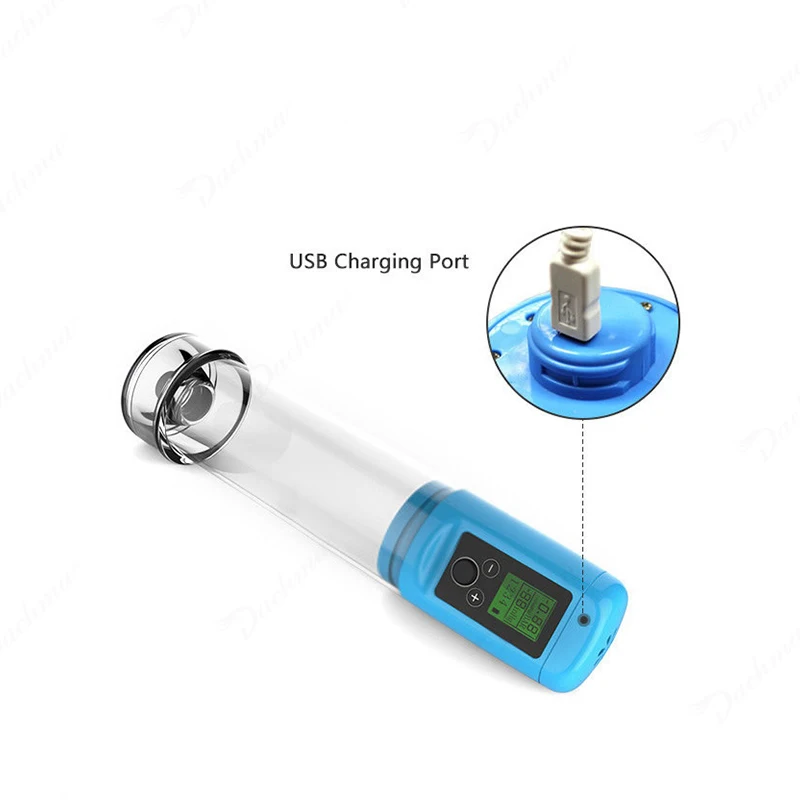 Dildo Enlargement Sex Toys for Men USB Charge LCD Electric Male Enlarge Pump Masturbator Automatic Penis Enhancer Vacuum Pump 4