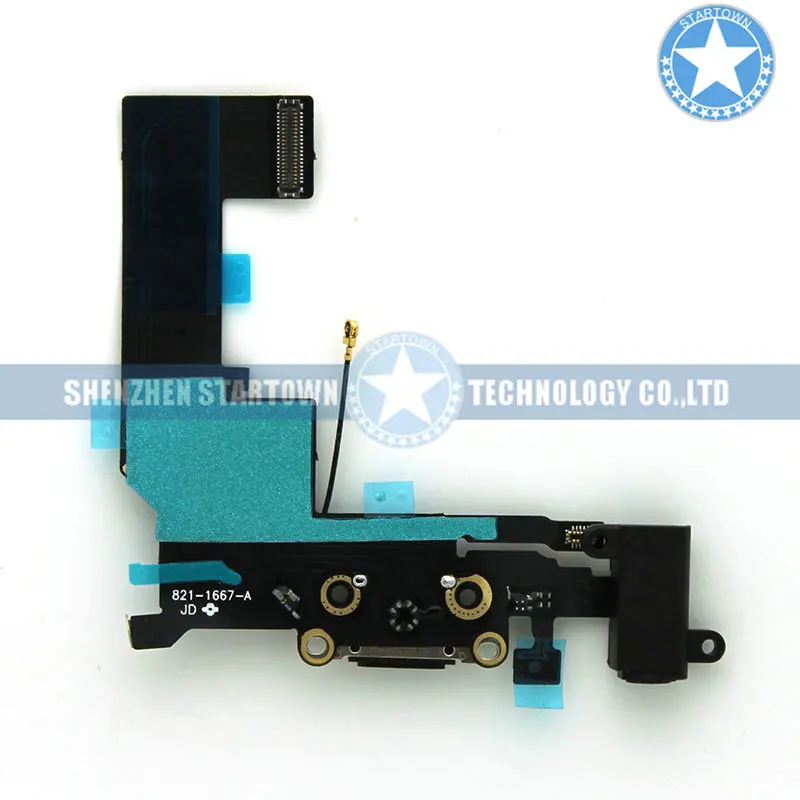 

New For iPhone 5s Flex Cable Ribbon Charger USB Micro Charging Port Dock Connector Headphone Jack and Mic
