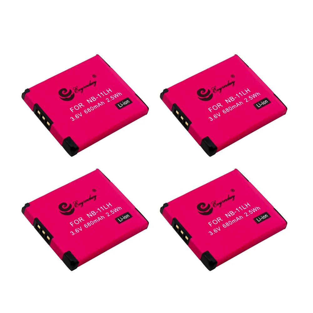 4 шт NB-11LH NB11L Батарея для Canon PowerShot ELPH 340 350 360 IXUS 240 HS A2300 A2400 A2500 A2600 A3400 A3500