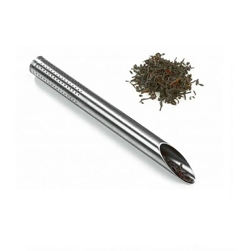 Wholesale Stainless Steel Tea Sticks Filter Teaspoon Colander Tea