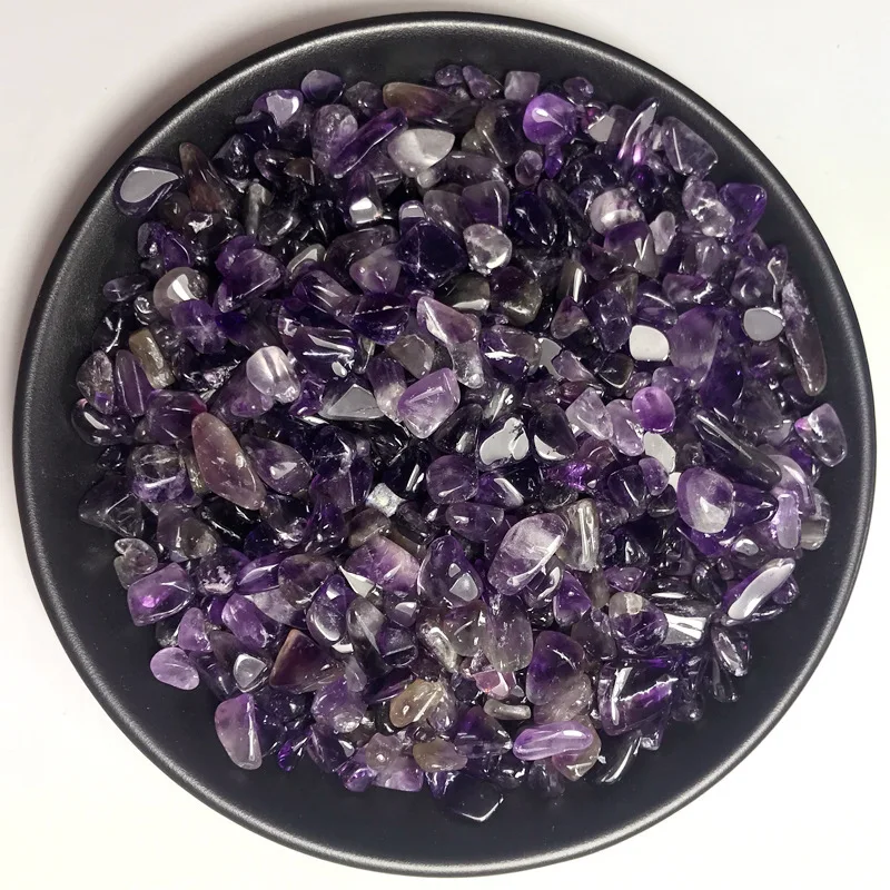 

Drop Shipping Natural Stone Amethyst Purple Quartz Crystal Mineral Specimen Rock Chip Gravel Rough Raw Gemstone Energy Decor