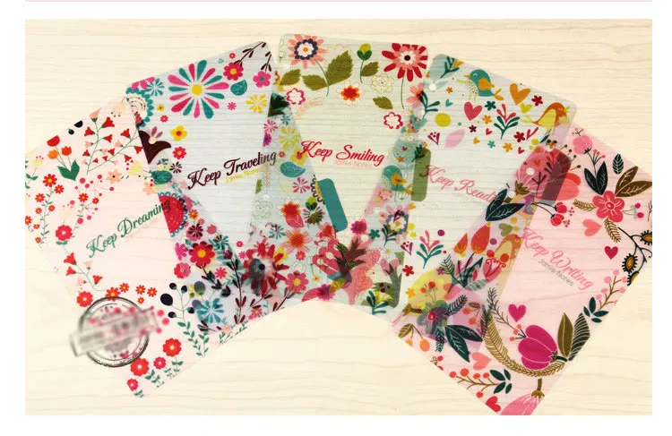 Новинка 2019 разделитель материала PP для блокнот dokibook Candy Flower индекс бумажного ядра