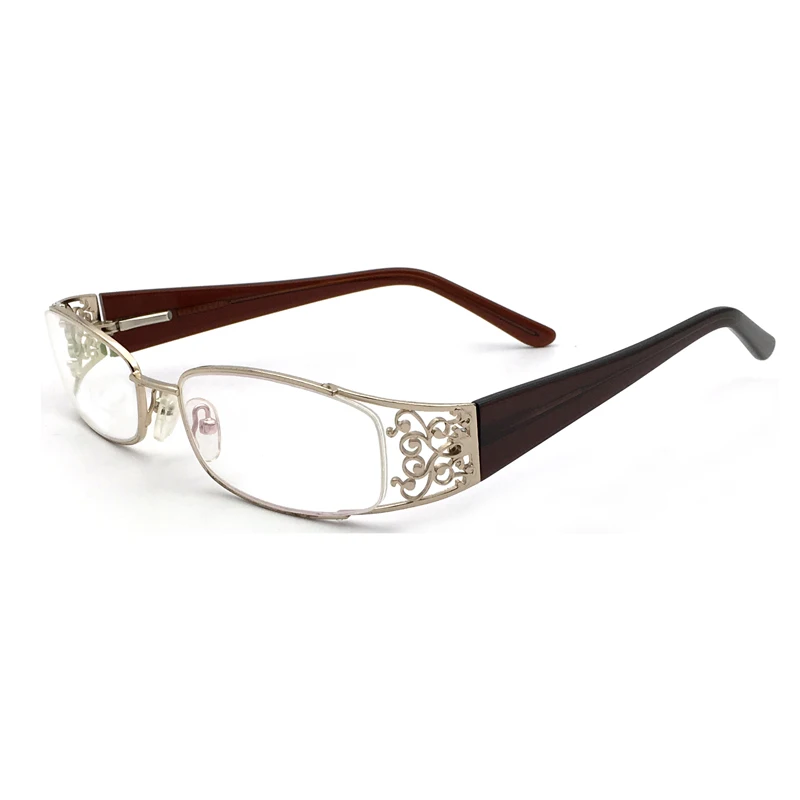 Оправа для очков, оптические очки, высокое качество, резные очки, женские оптические очки, оправа из нержавеющей стали, ацетат, дужки, весна