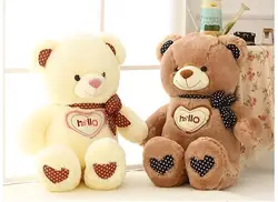 "Hello" Сладкий мишка плюшевые игрушки любовь медведь около 70 см кукла, подарок на день рождения b7809
