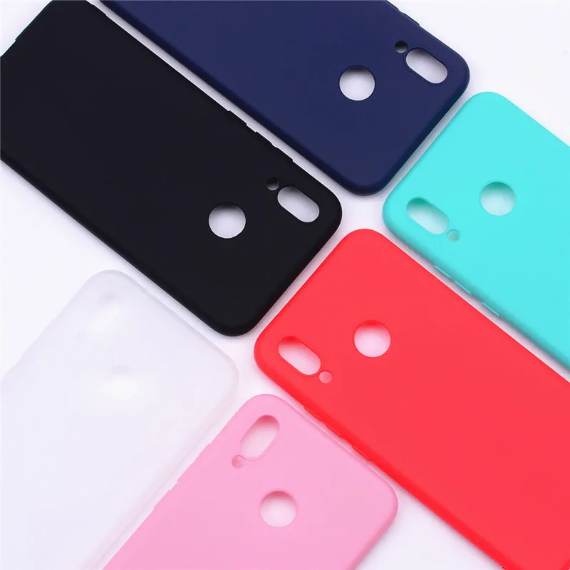 

Silicone Case For Huawei P10 Lite Case Soft TPU Back Cover Candy Color Phone Case For Huawei P20 Lite Silicone Case Coque Cover