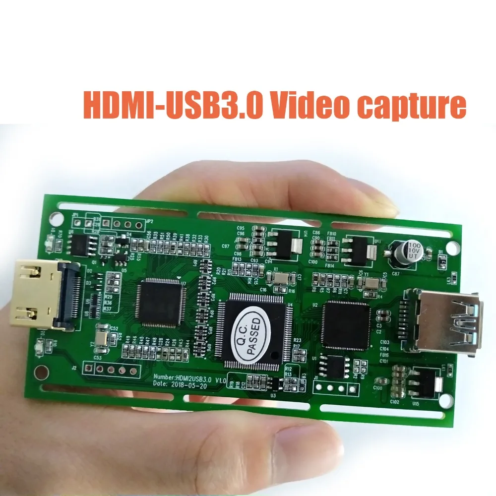 VC30 20pcs/lot video Capture Card Box board HDMI IN USB 3.0 HDMI signal to USB3.0 signal  720P/1080/2K HDMI input