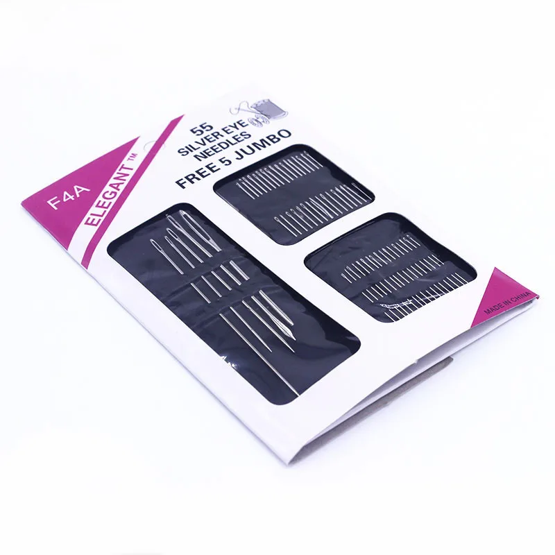 

1Set(40PCs+) Stainless Steel Sewing Needles Pins Set For Needlework Home DIY Crafts Household Handmade Sewing Accessories