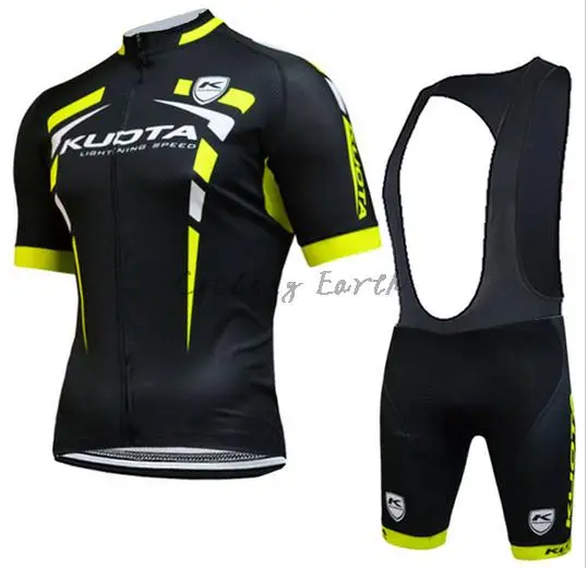 

High Quality,Kuota 2015 New short sleeve cycling jersey bib shorts shirt set bike breathable clothes jersey pants ropa ciclismo