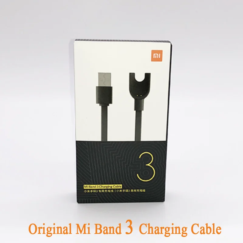 Original Xiaomi Mi Band 4 Charger Cable USB Charging Cable For Mi Band 4 Smart Wristband Accessories Mi band 3 Charger Cable - Color: Mi Band 3 Charger